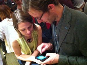 Looking at the cholera map to find the next pub.