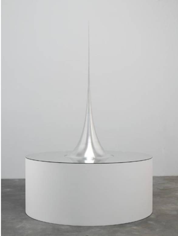 Mathematical Model 009 Surface of revolution with constant negative curvature, 2006