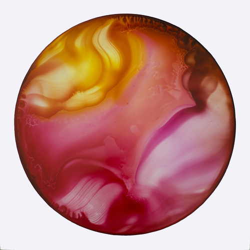 John Sabraw, Chroma S1 12, 2013, Mixed media on aluminum composite panel 