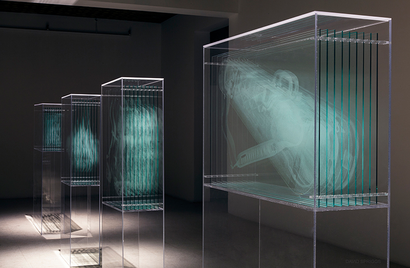 Installation view from David Spriggs, Transparency Report 