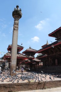 Kathmandu Durbar Square in better days. Not sure which of these buildings are still standing.