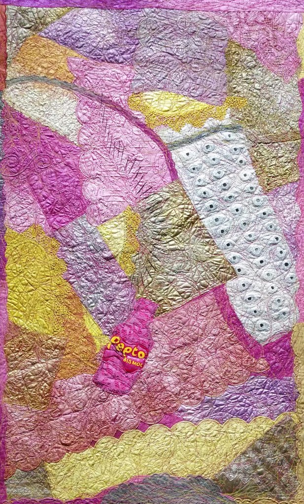 Barbara Schulman, A Pepto Bismuth Story, 2013, Mixed Media 