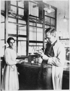 Lise Meitner with Otto Hahn